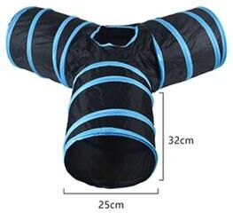 Inspire Select Rainbow Collapsible Cat Tunnel Interactive Hide & Seek Play Tube For Cats, Kittens & Puppies d6