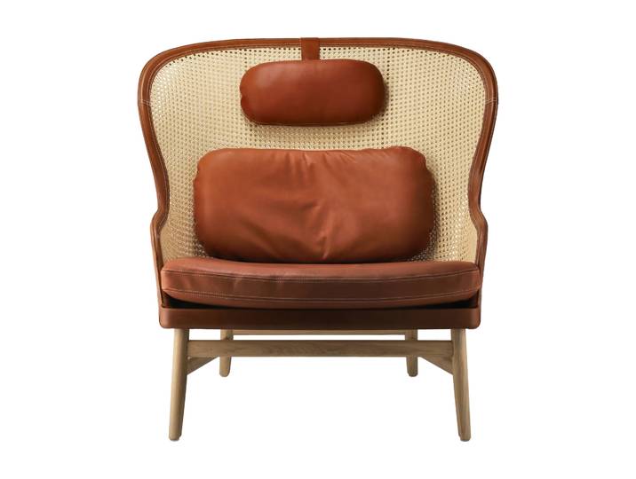 Gärsnäs Dandy Sessel Eiche-Natur-Tärnsjö Leder Cognac