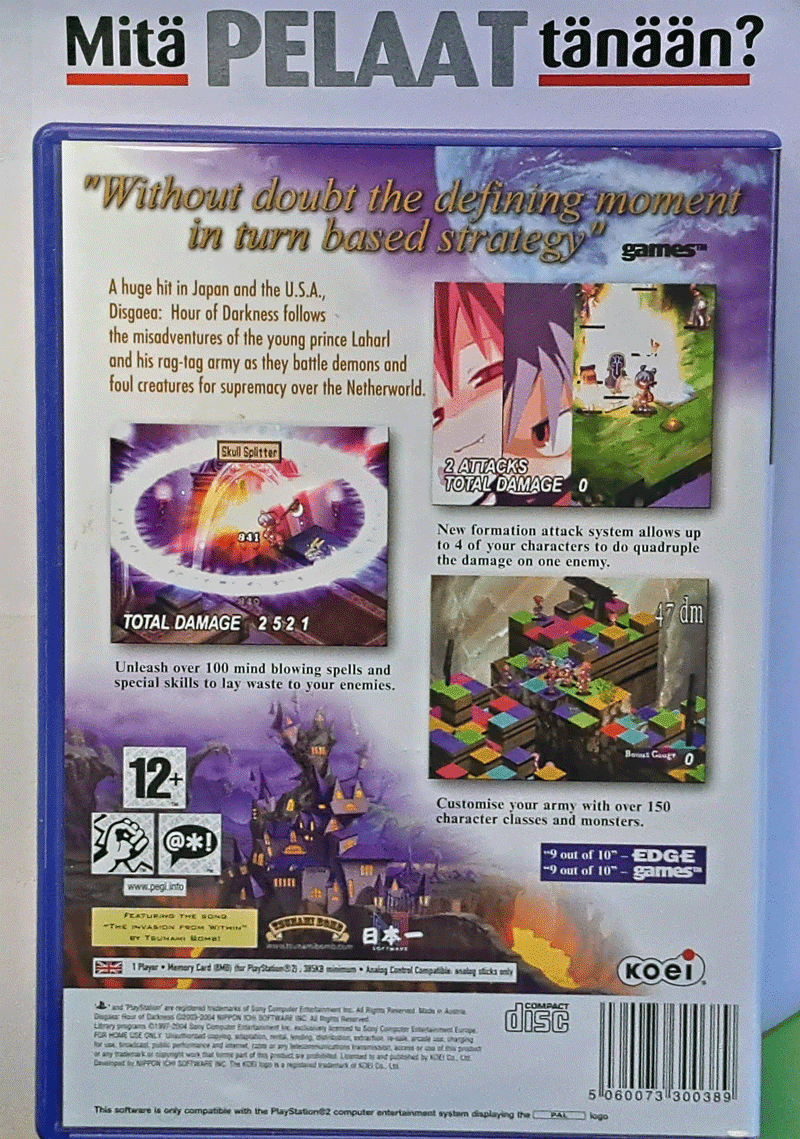 Disgaea: Hour of Darkness (CIB) PS2 (Käytetty)