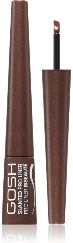 GOSH COPENHAGEN Slanted Pro Liner liquid eyeliner shade 003 Matt Brown 2.5 ml