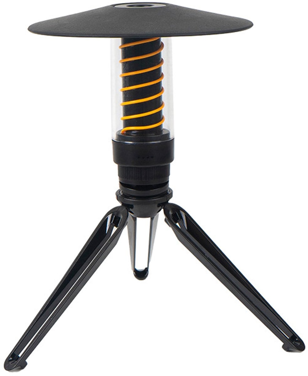 Oplaadbare LED Campinglamp met Regenbestendig Dak - Zwart - 80-110 Lumen - 2000mAh