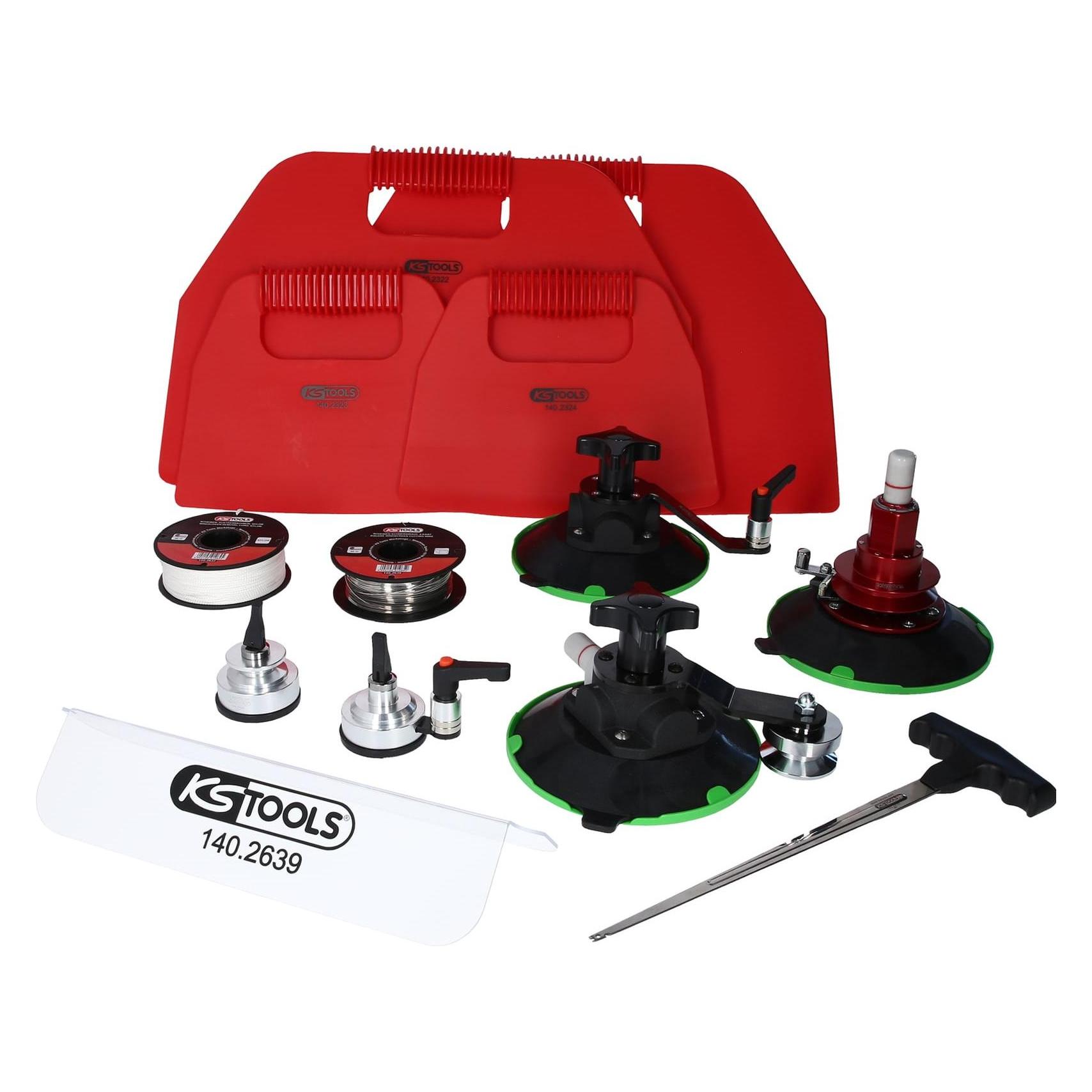 KS Tools Universal Ein-Mann-Betrieb-Scheiben-Austrenngerät, 13-tlg (140.2630)