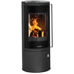 ORANIER Kaminofen Arena 2.0 Korpus Stahl schwarz, Abdeckplatte Glas 7 kW