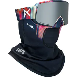 ANON M6S Schneebrille 2026 glitch lines/perceive sun onyx