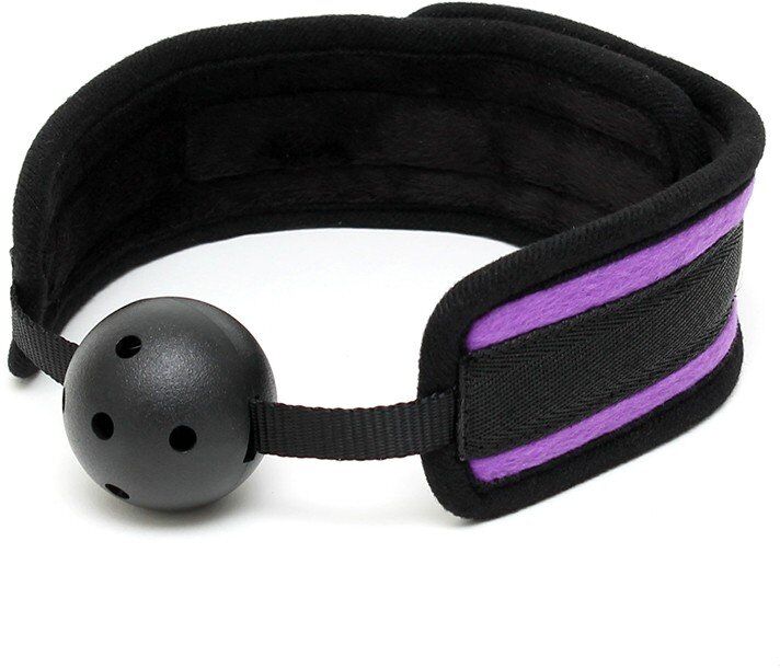 Rimba Baillon violet et noir velcro