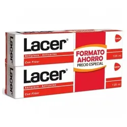 Lacer Zahnpasta Anti Plaque Antikaries 2x125ml