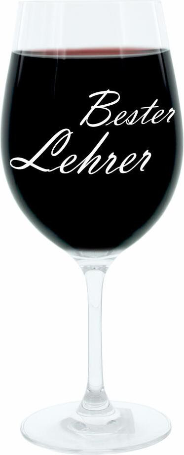 Leonardo wijnglas Beste leraar gegraveerd, 400 ml