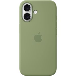 Apple Handyhülle Silikon Case MGEX4ZM/A, MagSafe, hellmoosgrün, für iPhone 17, aus Silikon, Backcover