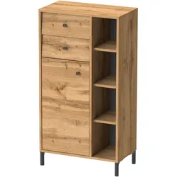 Tchibo - Highboard »Cottage« - 60,2x33x112,4cm - schwarz -