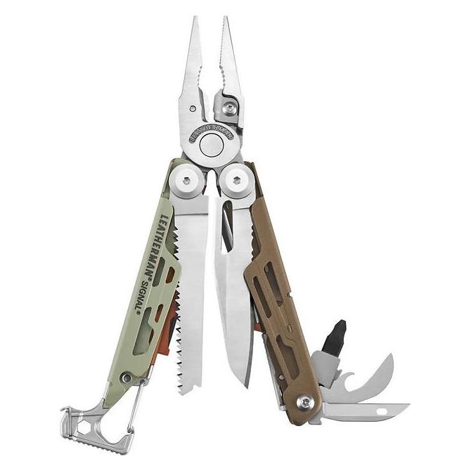 Leatherman Signal Multitool - 19 Gereedschappen Voor Kamperen & Overleven - Mesa Verde (19 Funktionen) (833321)