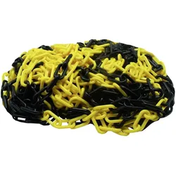Viso, Kette, Absperrkette Schwarz, Gelb Kun (25 m)