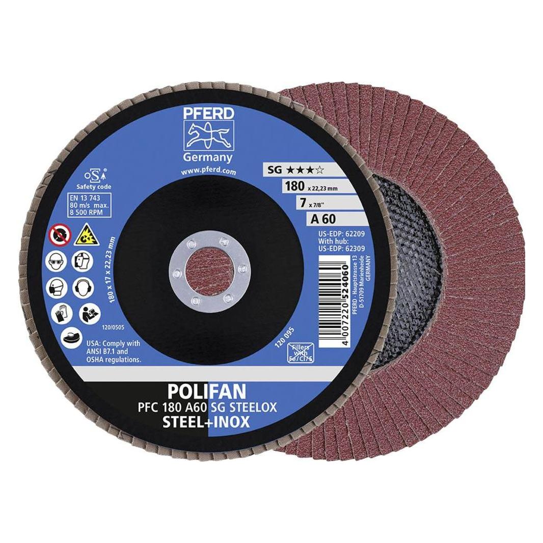 Pferd POLIFANFächerscheibe PFC60 SG STEELOX (60) (67706185)