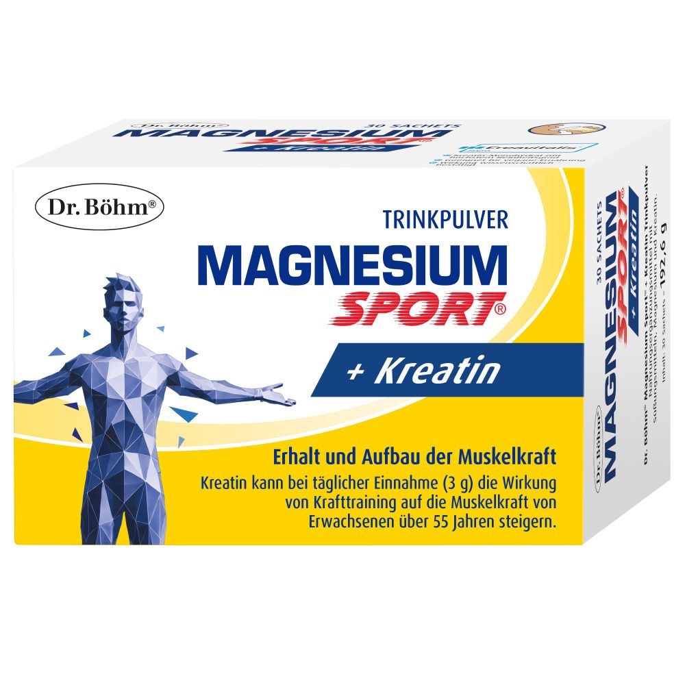 Dr.böhm Magnesium Sport+Kreatin Granulat 30 St