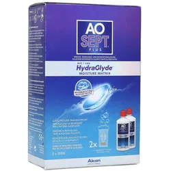 Aosept plus Hydraglyde Lösung 2X360 ml