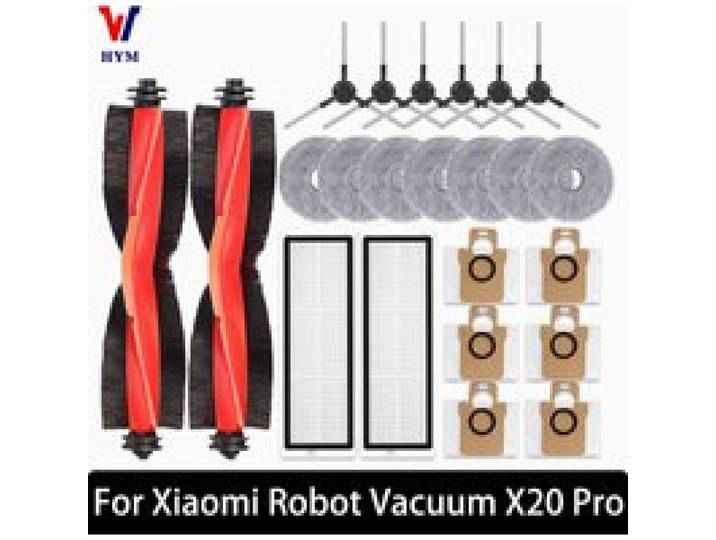 Voor Xiaomi Robot Vacuüm X20 Pro/D102GL Vacuüm Onderdelen Accessoires Hoofdrol Zijborstel Hepa Filter Mop Doek Stofzak