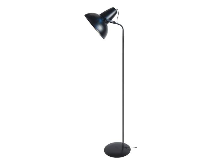 Lampadaire liseuse articulé métal noir abat-jour noir