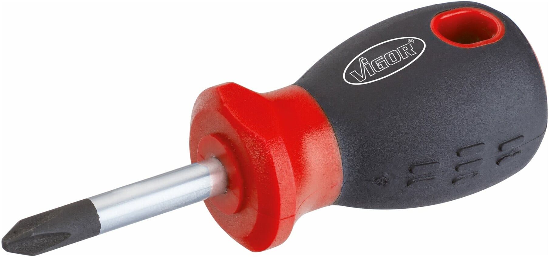 VIGOR Schraubendreher, kurz V1209 Kreuzschlitz Profil PH PH 2 Gesamtlänge: 97 mm)