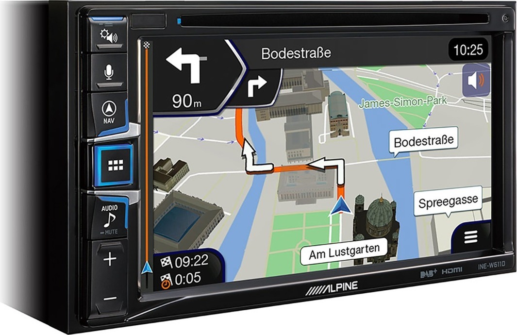 Alpine INE-W611DC | 2-DIN 6,5 Zoll Navigationssystem mit Trucksoftware | Apple Car Play - Android Auto Autoradio