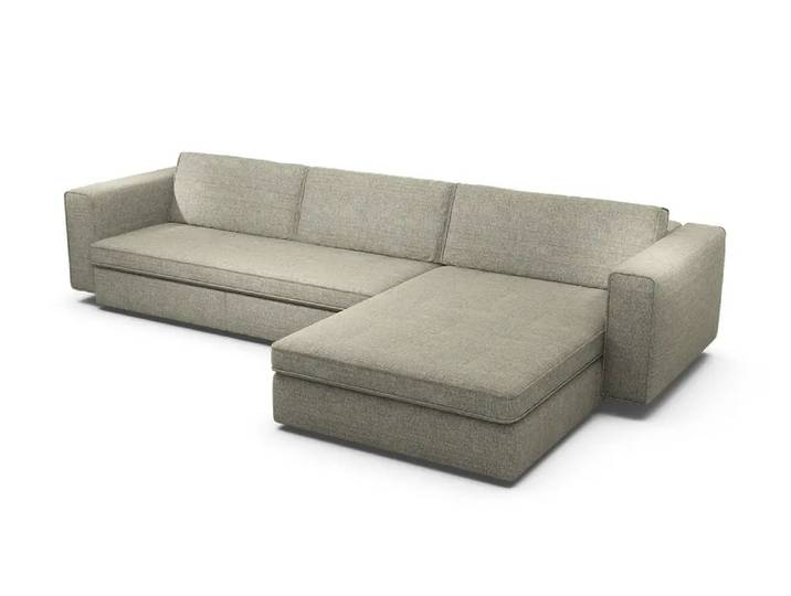 Ecksofa CLOUDY1, Sensoo, off-white, Textil