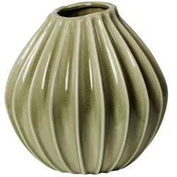 Broste Copenhagen Wide Vase dry sage M 25cm