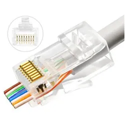 Lanview RJ45 UTP kištukas Cat6A skirtas (Netzwerkkabel Stecker), Zubehör Netzwerk