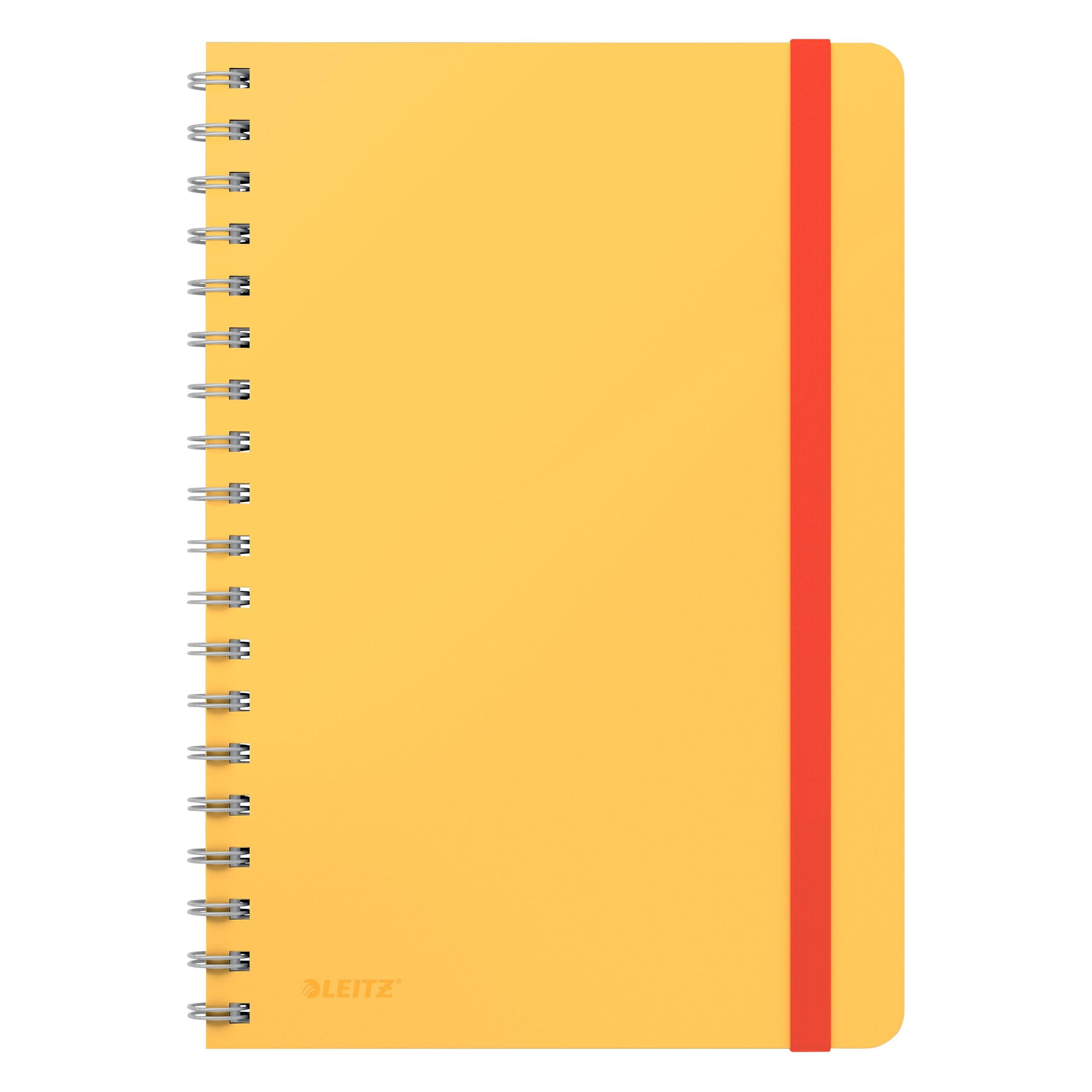 Leitz Collegeblock Cosy B5, Kariert, Gelb (B5, Kariert, Harter Einband) (4484-00-19)