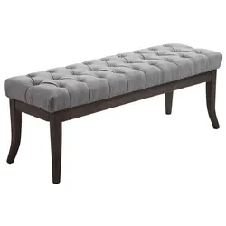 CLP Sitzbank Ramses Stoff antik-dunkel 120   Farbe: grau, Größe: 120 cm