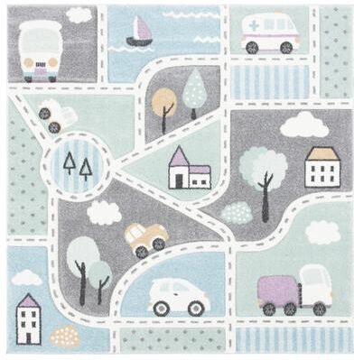 SAFAVIEH Carousel Kids Lumnie Neighborhood Rug