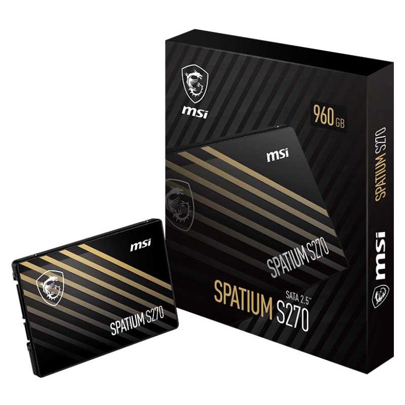 960GB MSI Spatium S270 2.5" (6.4cm) SATA 6Gb/s 3D NAND (S78-440P130-P83)