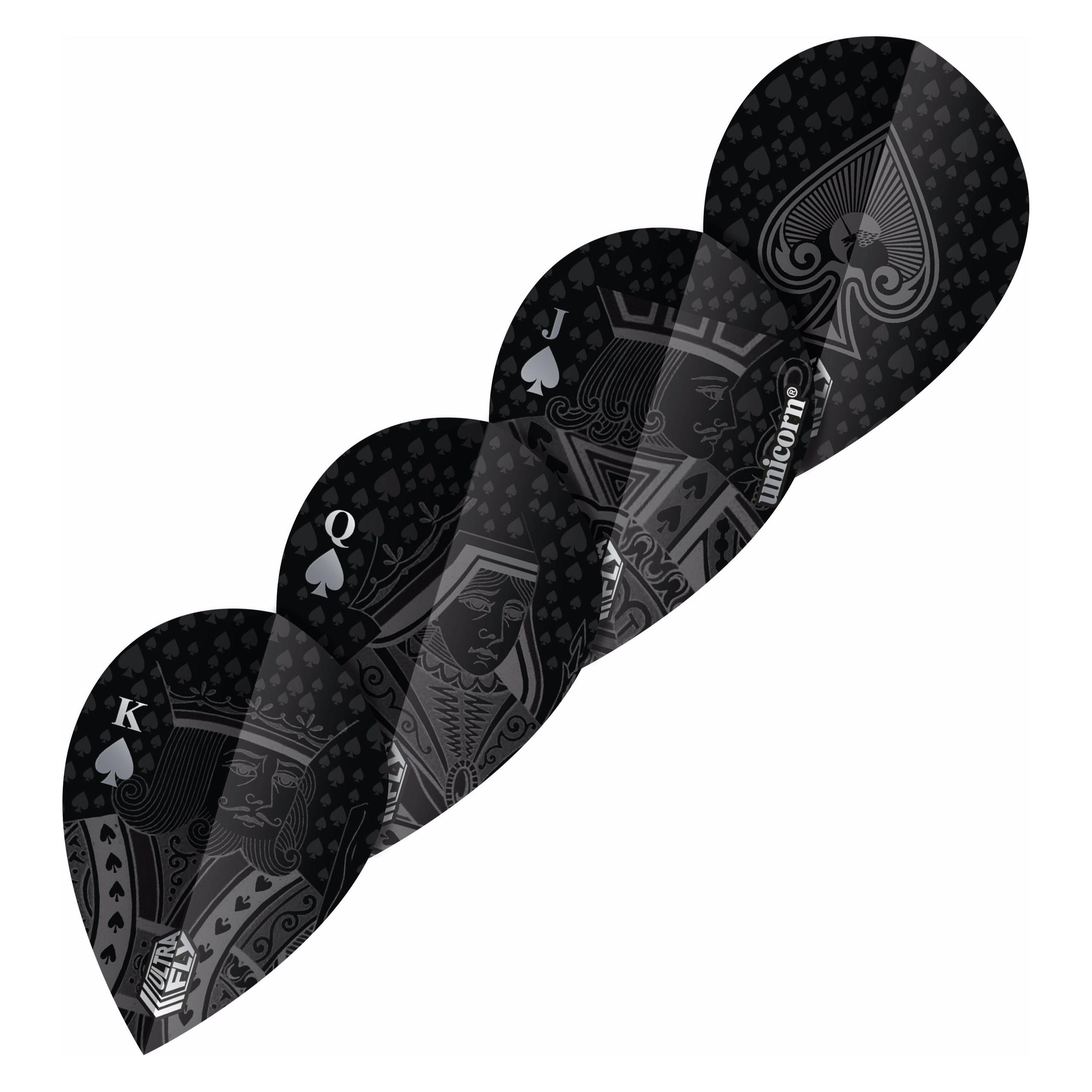 Unicorn Ultra Fly 100 Black Royal Flush Flights (17321497)