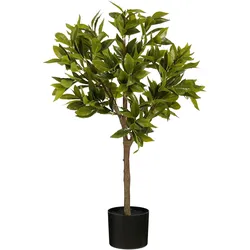 Mica Decorations, Kunstpflanzen, Laurel Baum grün waterproof & UV resistant - h90xd25cm (90 cm)