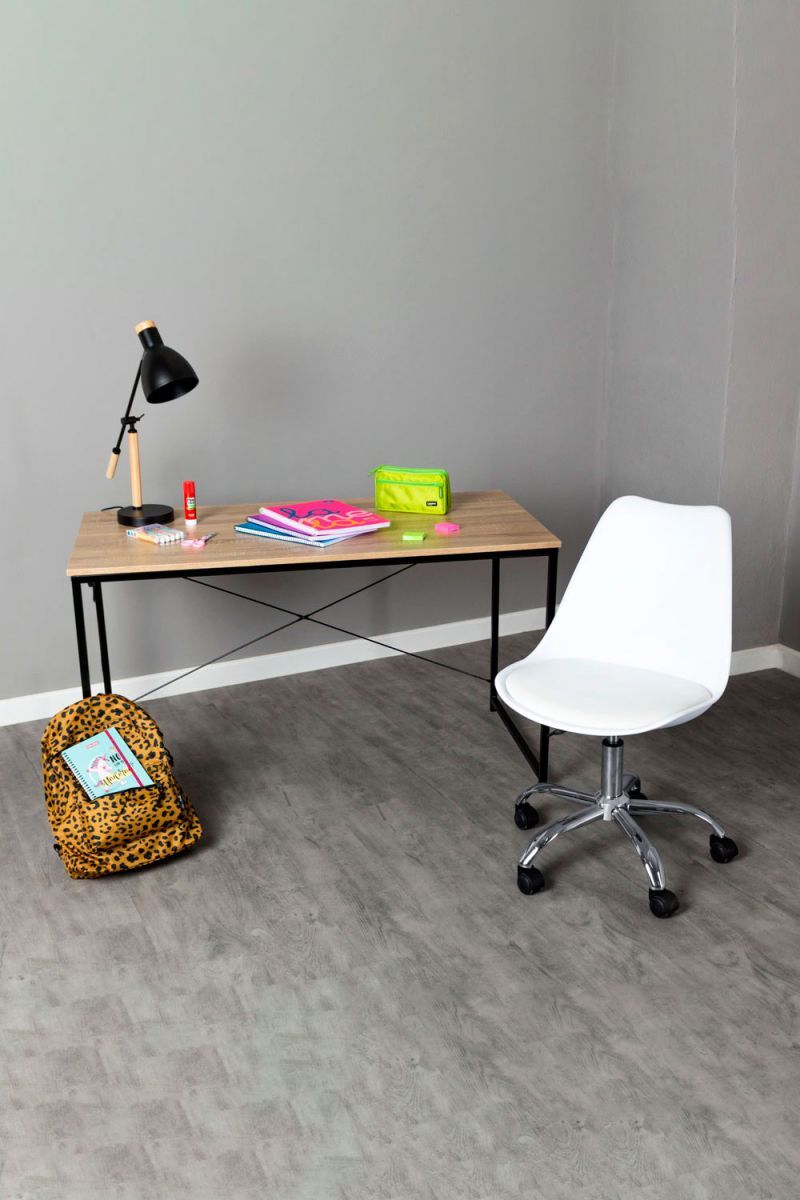 RegalosMiguel Conjunto Escritorio Dek y Silla Neo Asiento Blanco