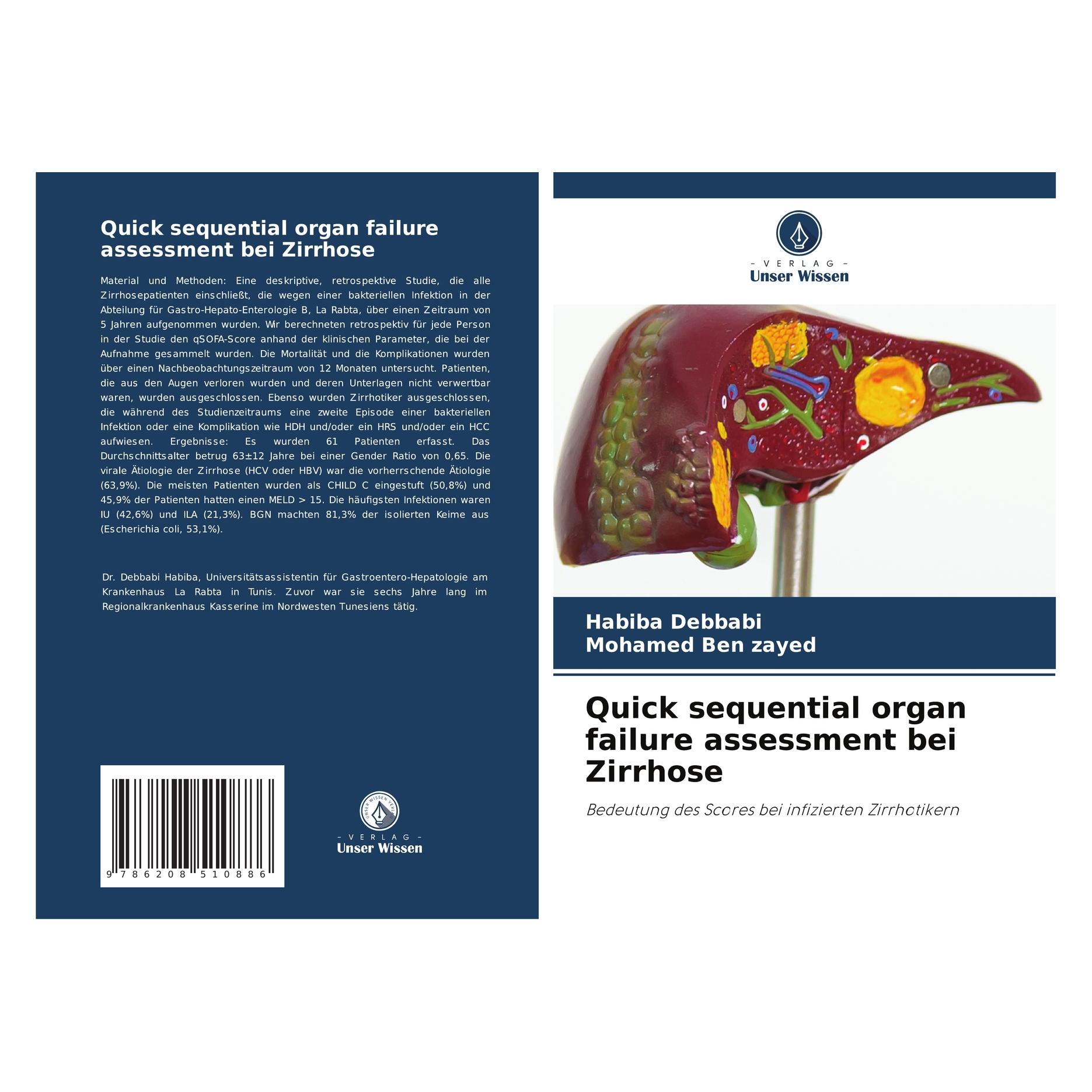 Bod Quick sequential organ failure assessment bei Zirrhose (Deutsch, Softcover, Habiba Debbabi, Mohamed Ben Zayed) (57185462)