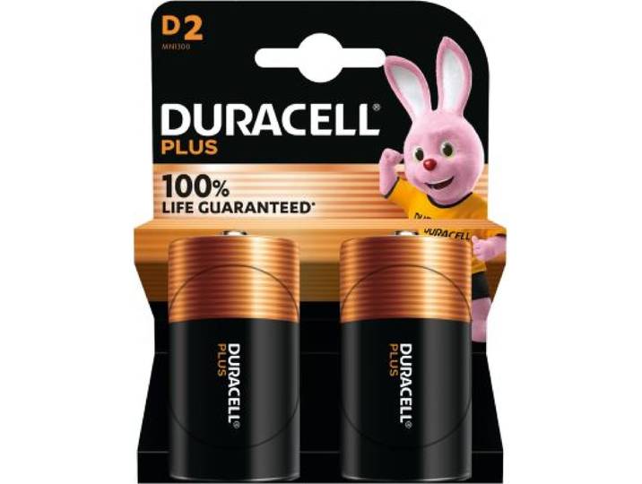 Duracell - Pile Lr20 D X2 Piles Plus