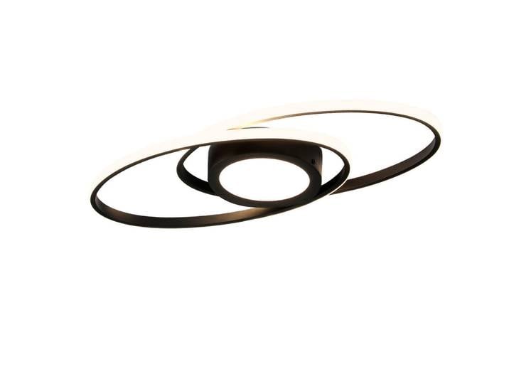 Nettlife Led-Deckenleuchte Einäugig 56/22.3/4 cm, Schwarz, Metall, Oval, LED integrated, 22.3x4x56 cm, Lampen & Leuchten, LED Beleuchtung, LED-Deckenleuchten