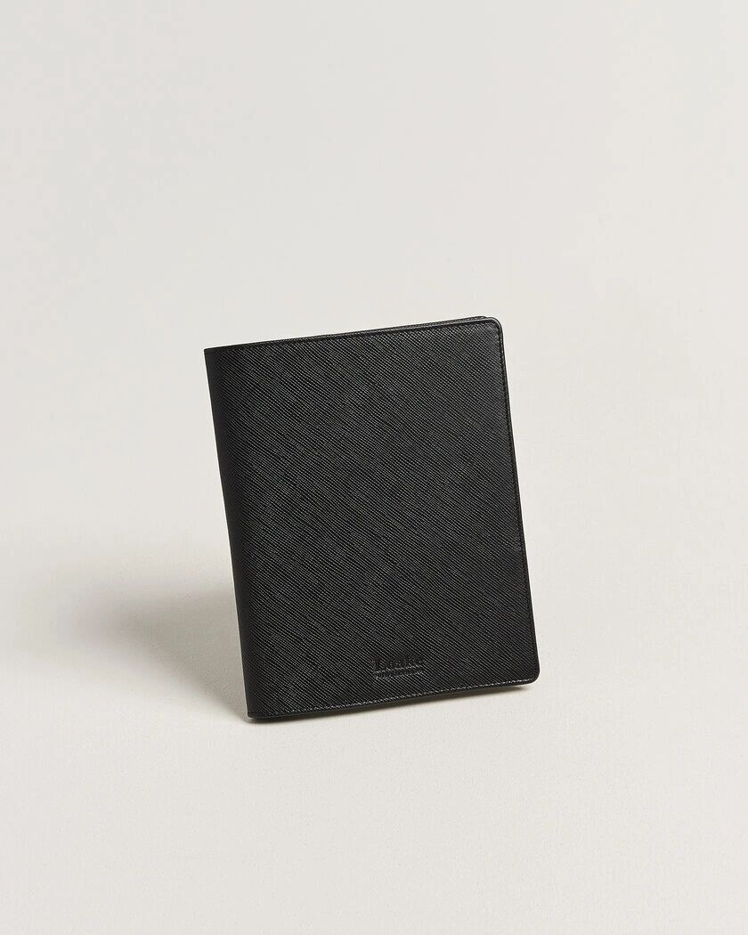 Loake Shoemakers Savoy Grain Leather Notebook Black