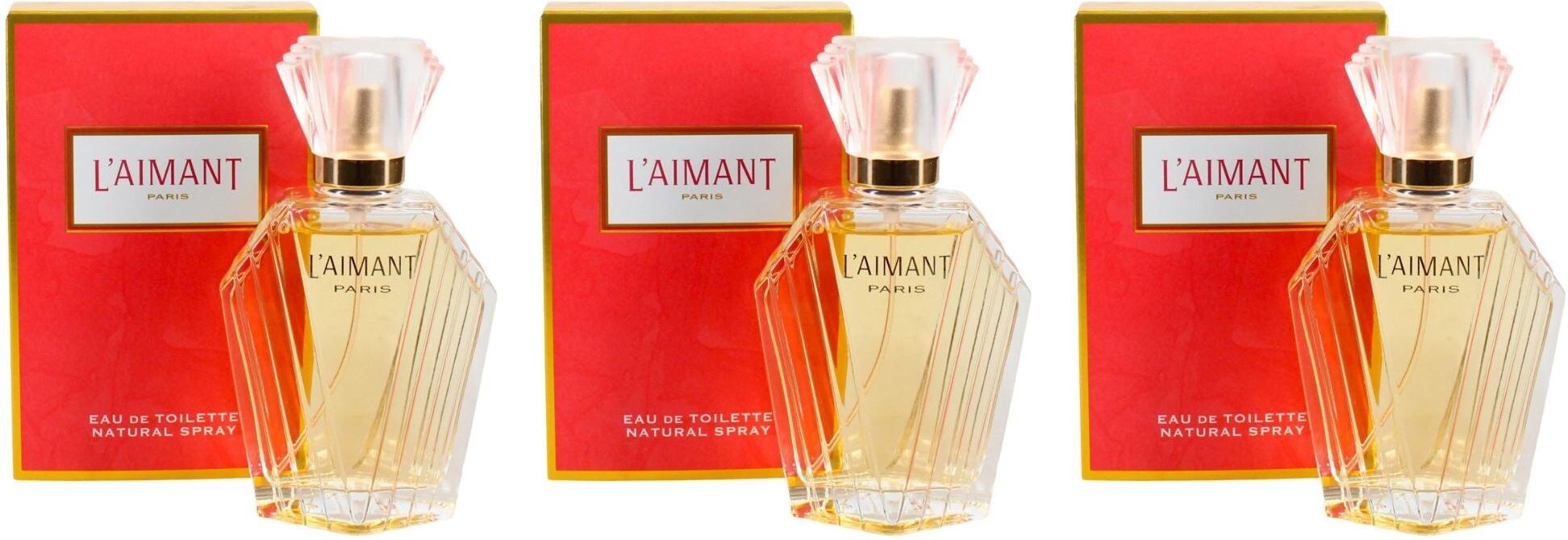 Coty L'Aimant - 3 x 50ml Eau de Toilette Spray