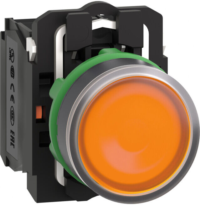 Schneider Electric Bouton-poussoir lumineux XB5AW35M5 orange 230 V 1S 1O (XB5AW35M5)