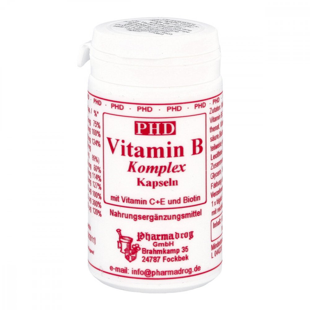 Pharmadrog GmbH Vitamin B Komplex mit Vitaminen C+e und Biotin Kapseln 11336387
