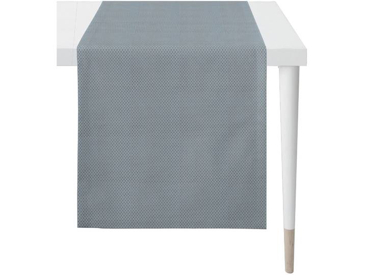 Tischläufer APELT Miles , blau, B:150cm L:42cm, Polyester, Tischdecken, Tischläufer
