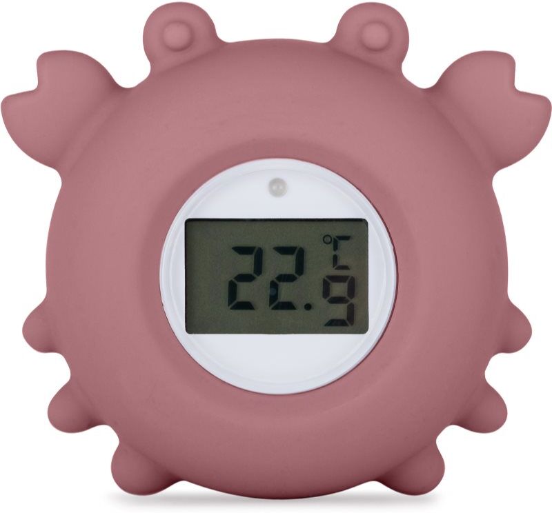 Petite&Mars Digital Silicone Water Thermometer 0m+ thermomètre digital pour baignoire Crab Caleb 1 pcs