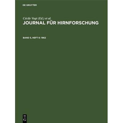 1962, Gebundene Ausgabe von , De Gruyter, 978-3-11-251987-5
