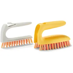 Tchibo - 2-in-1-Fliesen-Bodenbürste - orange