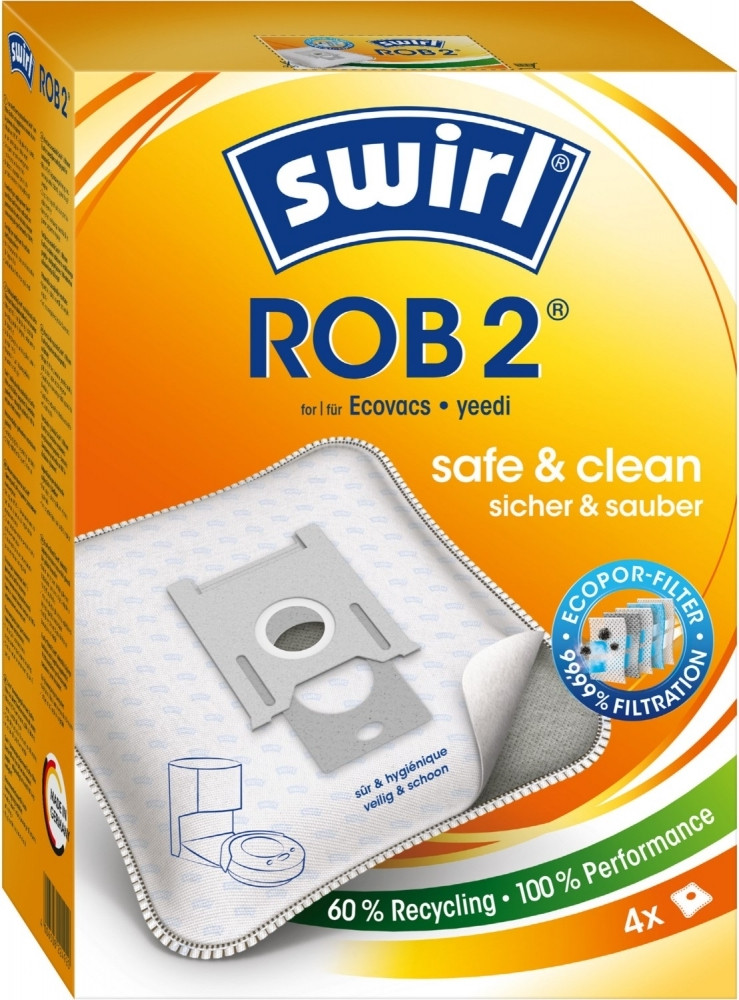 Swirl stofzuigerzakken ROB 2 voordeelverpakking van 3 stuks