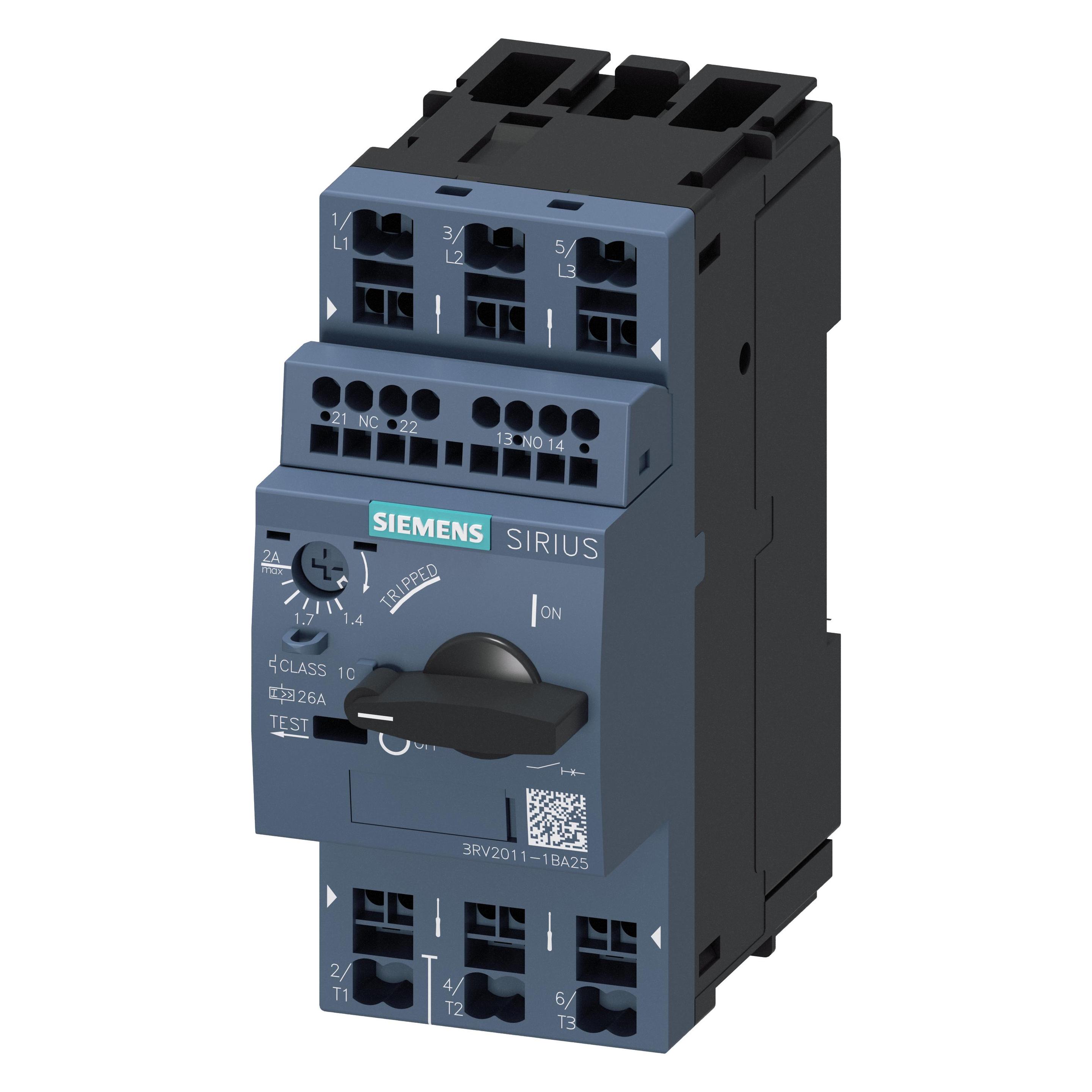 Siemens Leistungsschalter Motor 1.4-2A 3RV2011-1BA2 (3RV20111BA25)