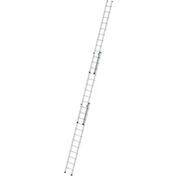 PROREGAL Sprossen-Schiebeleiter 3-teilig ohne Traverse 3x12 Sprossen