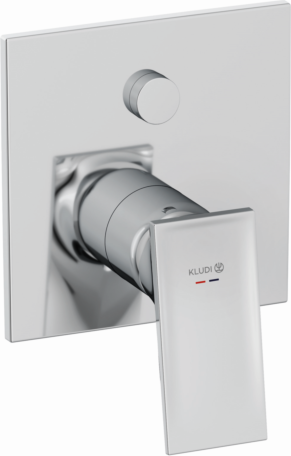 Kludi DECUS Wannenfüll-und Brausearmatur 547590575 Unterputz, Feinbau-Set chrom