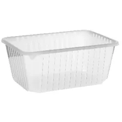 VEPATIM 50x Rechteckschalen klar 1200 ml (PP)