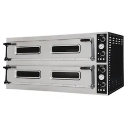 Pizzaofen Doppelkammer für 2x9 Pizzen