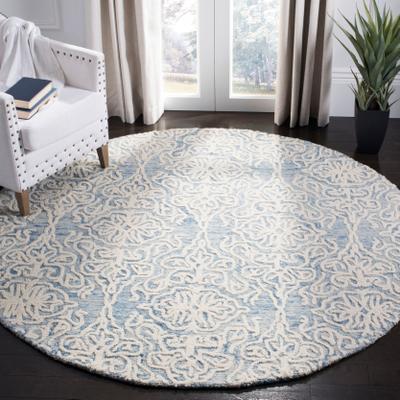 SAFAVIEH Handmade Blossom Mahalia Modern Floral Wool Rug
